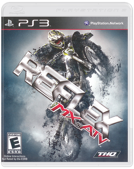 MX vs. ATV Reflex box art for Playstation 3